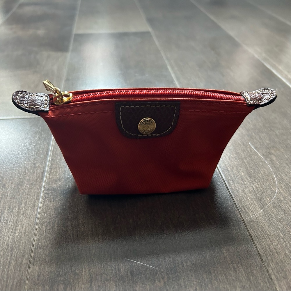 Longchamp Le Pliage Orange Coin Purse